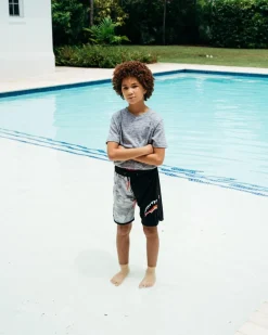 KIDS DAMAGE CONTROL SWIM TRUNKS