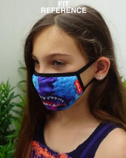 KIDS FORM FITTING MASK: ASTRO BUBBLE