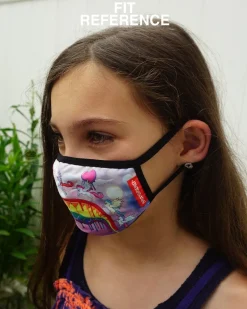 KIDS FORM FITTING MASK: ASTRO BUBBLE