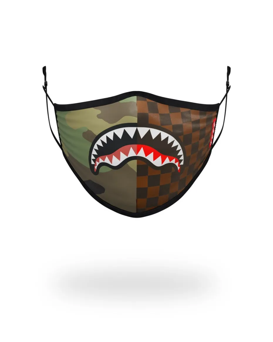 KIDS FORM FITTING MASK: CHECKS & CAMO
