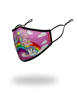 KIDS FORM FITTING MASK: RAINBOW BOUNCE