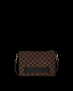 LENTICULAR EFFECTS CROSSOVER CLUTCH W/ SHOULDER STRAP