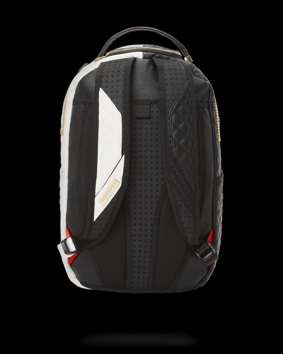 LEVELED UP SPLIT QUILT SHARK BACKPACK (DLXV)