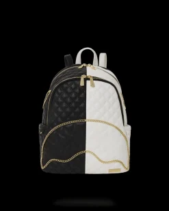 LEVELED UP SPLIT QUILT SHARK SAVAGE BACKPACK