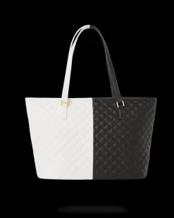LEVELED UP SPLIT QUILT SHARK TOTE