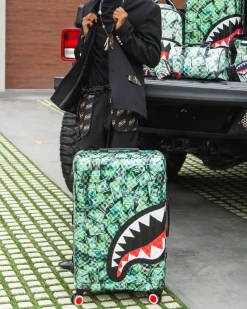 MAMA I MADE IT SHARKITECTURE HARDSHELL FULL-SIZE LUGGAGE
