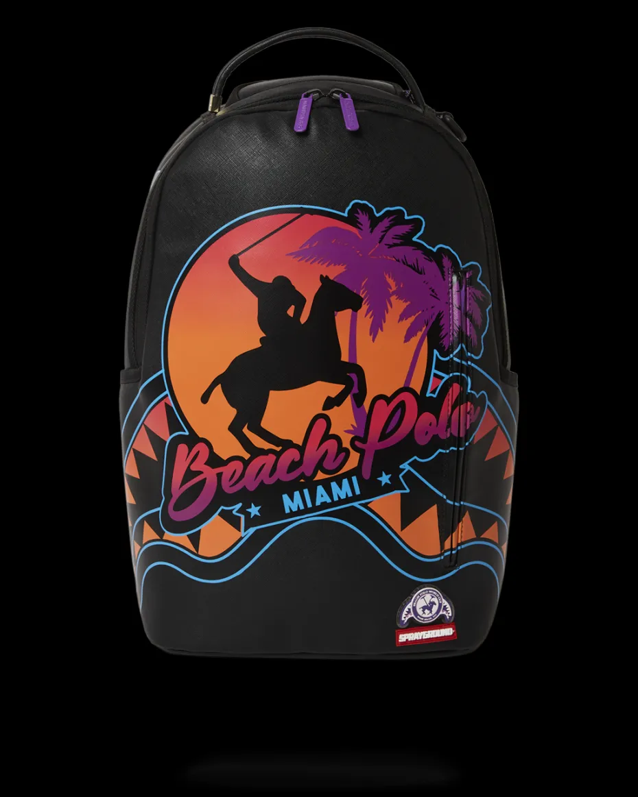 MIAMI BEACH POLO COLLAB BACKPACK (DLXV-BLACK)