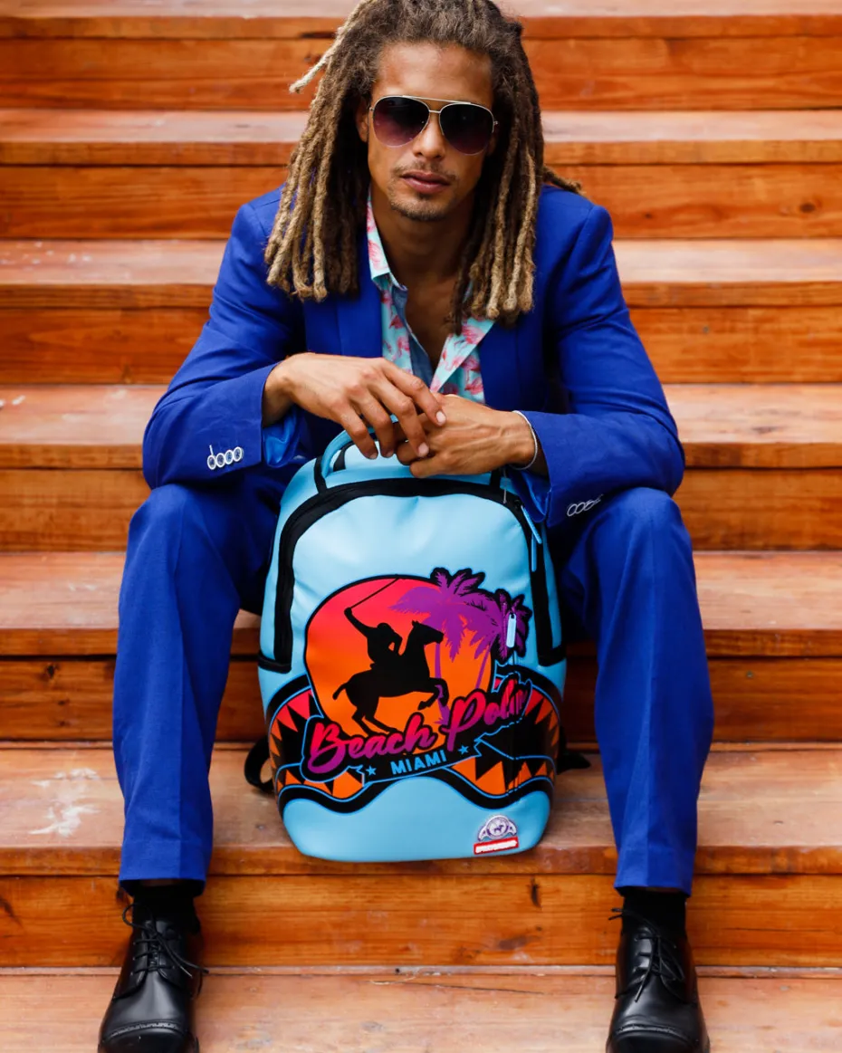 MIAMI BEACH POLO COLLAB BACKPACK (DLXV-SKY)