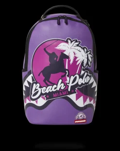 MIAMI BEACH POLO COLLAB BACKPACK (DLXV-PURPLE)