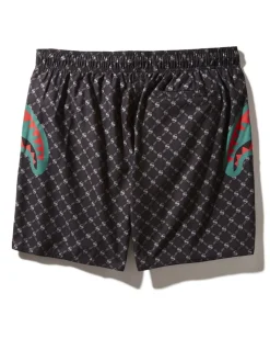 MIDNIGHT MONEY PATTERN SHOTO SWIM TRUNKS
