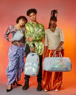 MIRASHAKU IRIDESCENT QUILT BACKPACK
