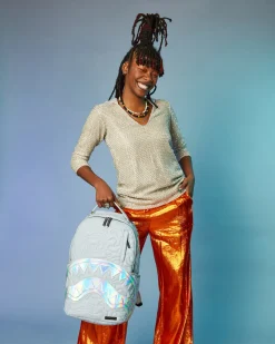 MIRASHAKU IRIDESCENT QUILT BACKPACK