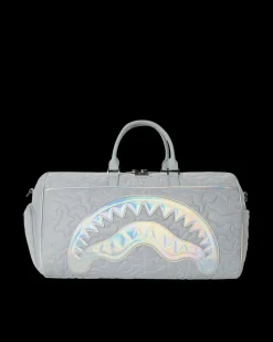 MIRASHAKU IRIDESCENT QUILT DUFFLE