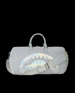MIRASHAKU IRIDESCENT QUILT DUFFLE