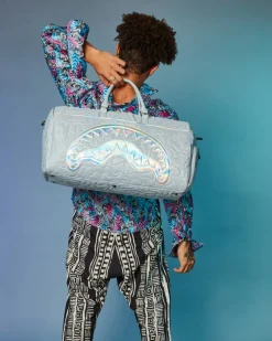 MIRASHAKU IRIDESCENT QUILT DUFFLE