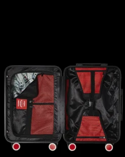 MOLDED SHARKITECTURE BLACK HARDSHELL CARRY-ON LUGGAGE