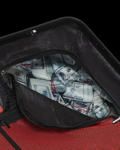 MOLDED SHARKITECTURE BLACK HARDSHELL CARRY-ON LUGGAGE