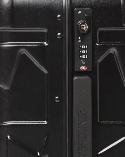 MOLDED SHARKITECTURE BLACK HARDSHELL CARRY-ON LUGGAGE
