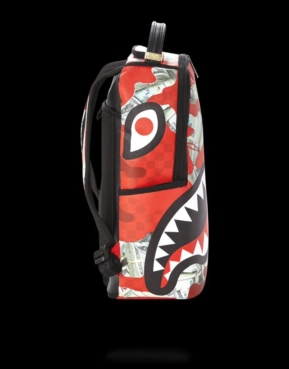 MONEY CAMO (RED) BACKPACK