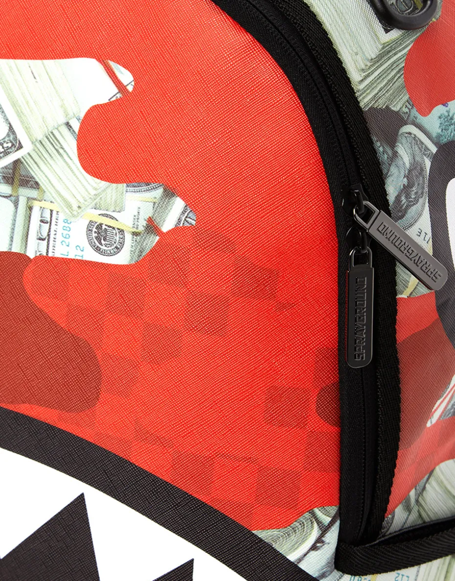 MONEY CAMO (RED) BACKPACK
