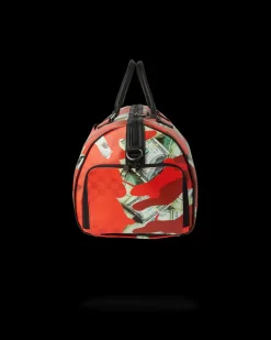 MONEY CAMO (RED) DUFFLE