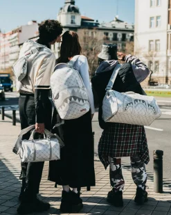 MONEY PATTERN POWDER MINI DUFFLE