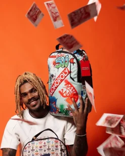 MONOPOLY DO NOT PASS GO DLXSR BACKPACK