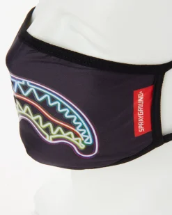 NEON SHARK FORM-FITTING MASK