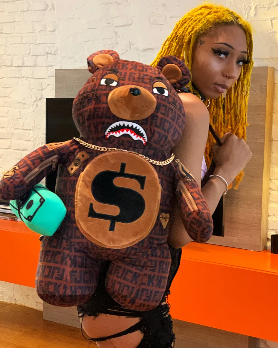 OFFENDED MONEYBEAR TEDDYBEAR BACKPACK