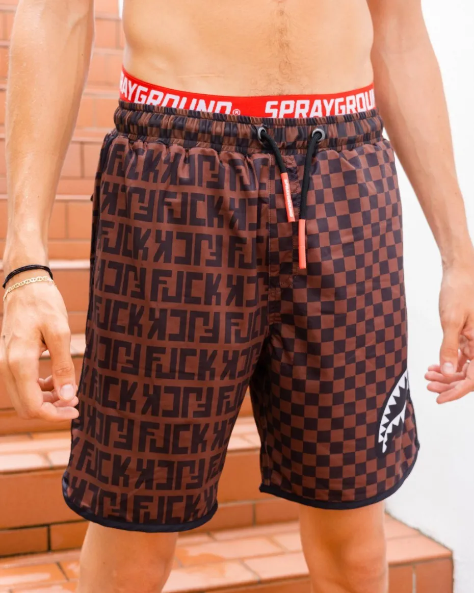 OFFENDED SPLIT THE CHECK CORTO SWIM TRUNKS