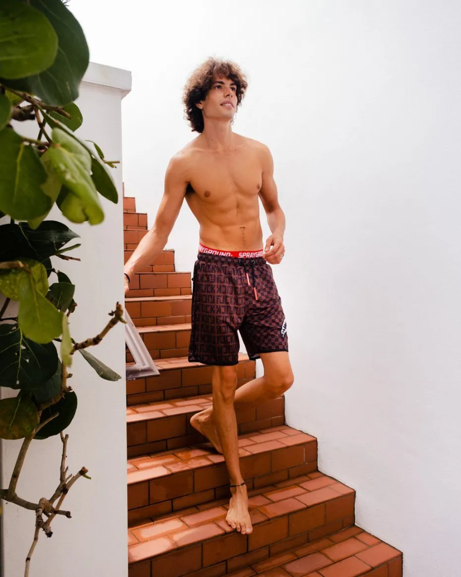 OFFENDED SPLIT THE CHECK CORTO SWIM TRUNKS