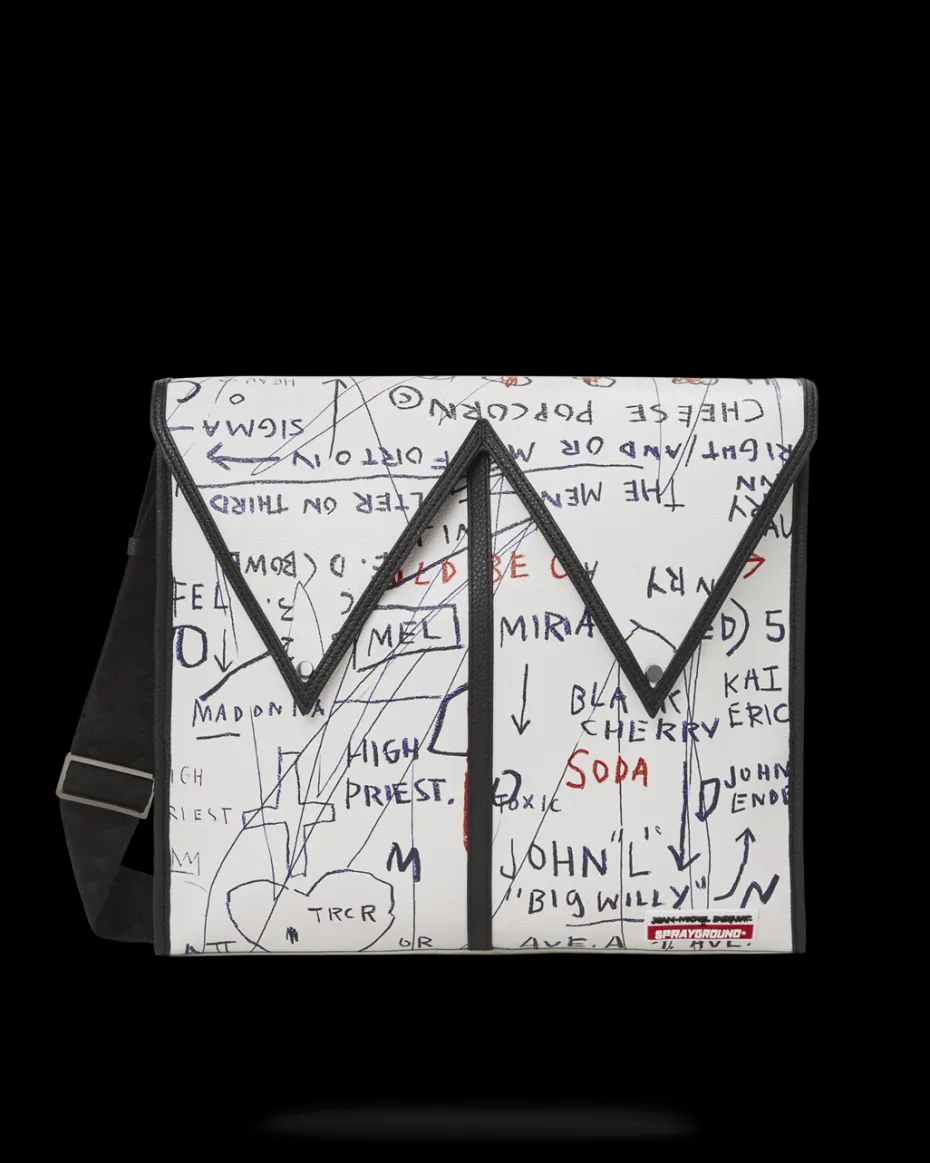 OFFICIAL BASQUIAT UNTITLED (CHEESE POPCORN) 1983 SLING MESSENGER