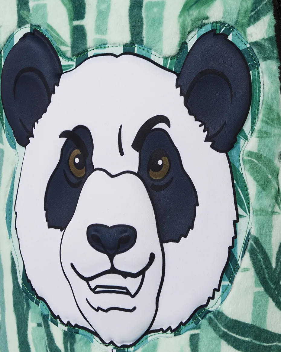PANDA COZY VELOUR FUR BACKPACK