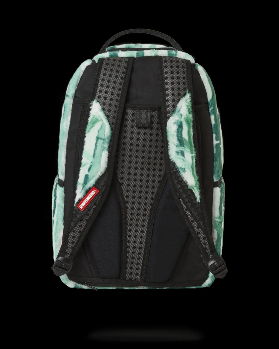 PANDA COZY VELOUR FUR BACKPACK