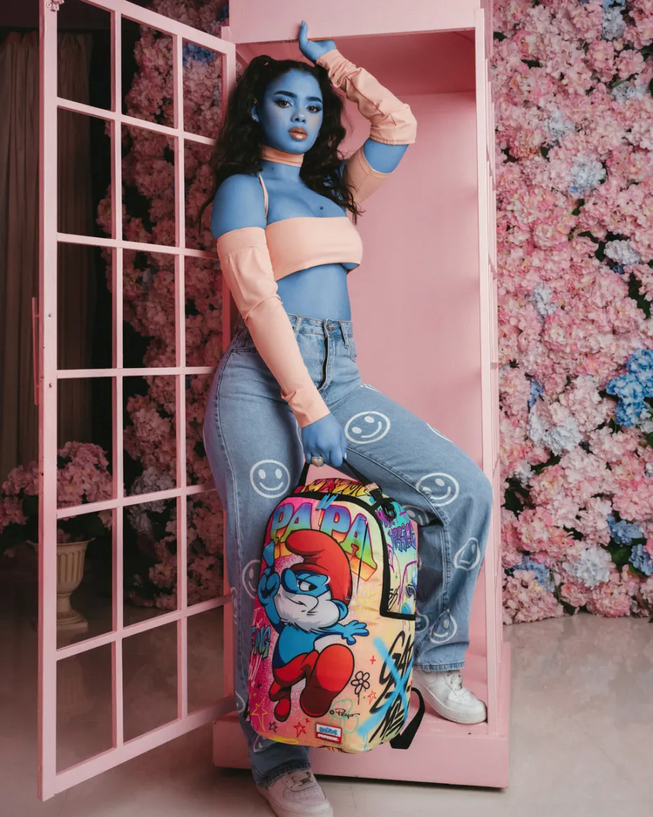 PAPA SMURF ON THE RUN BACKPACK