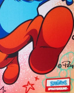 PAPA SMURF ON THE RUN BACKPACK