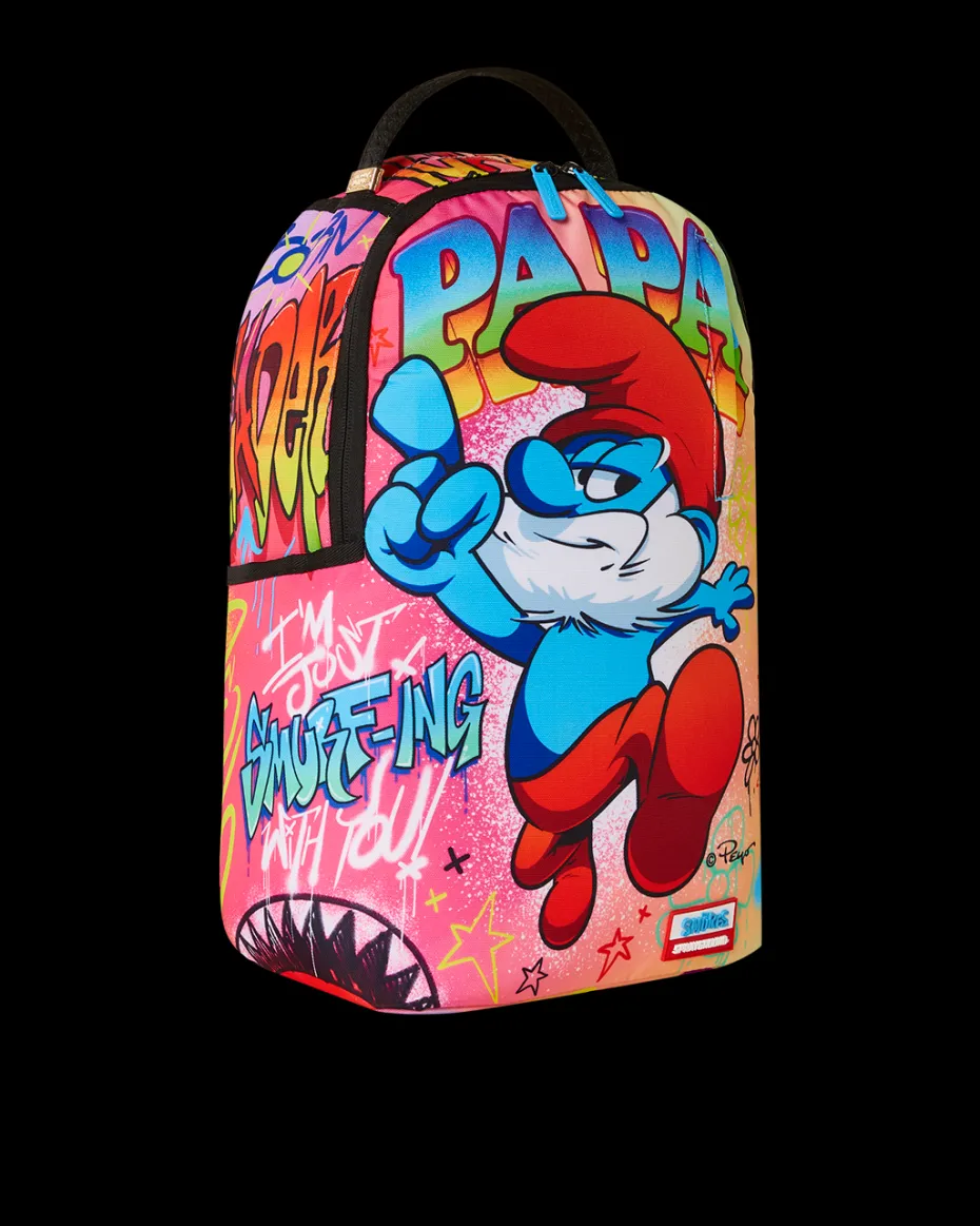 PAPA SMURF ON THE RUN BACKPACK