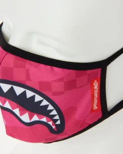 PINK ANIME SHARK FORM-FITTING MASK