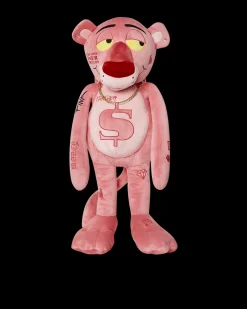 PINK PANTHER UP TO NO GOOD TEDDY BEAR BACKPACK