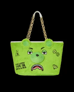PLUSH MONEYBEAR TOTE (GREEN)