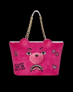 PLUSH MONEYBEAR TOTE (PINK)