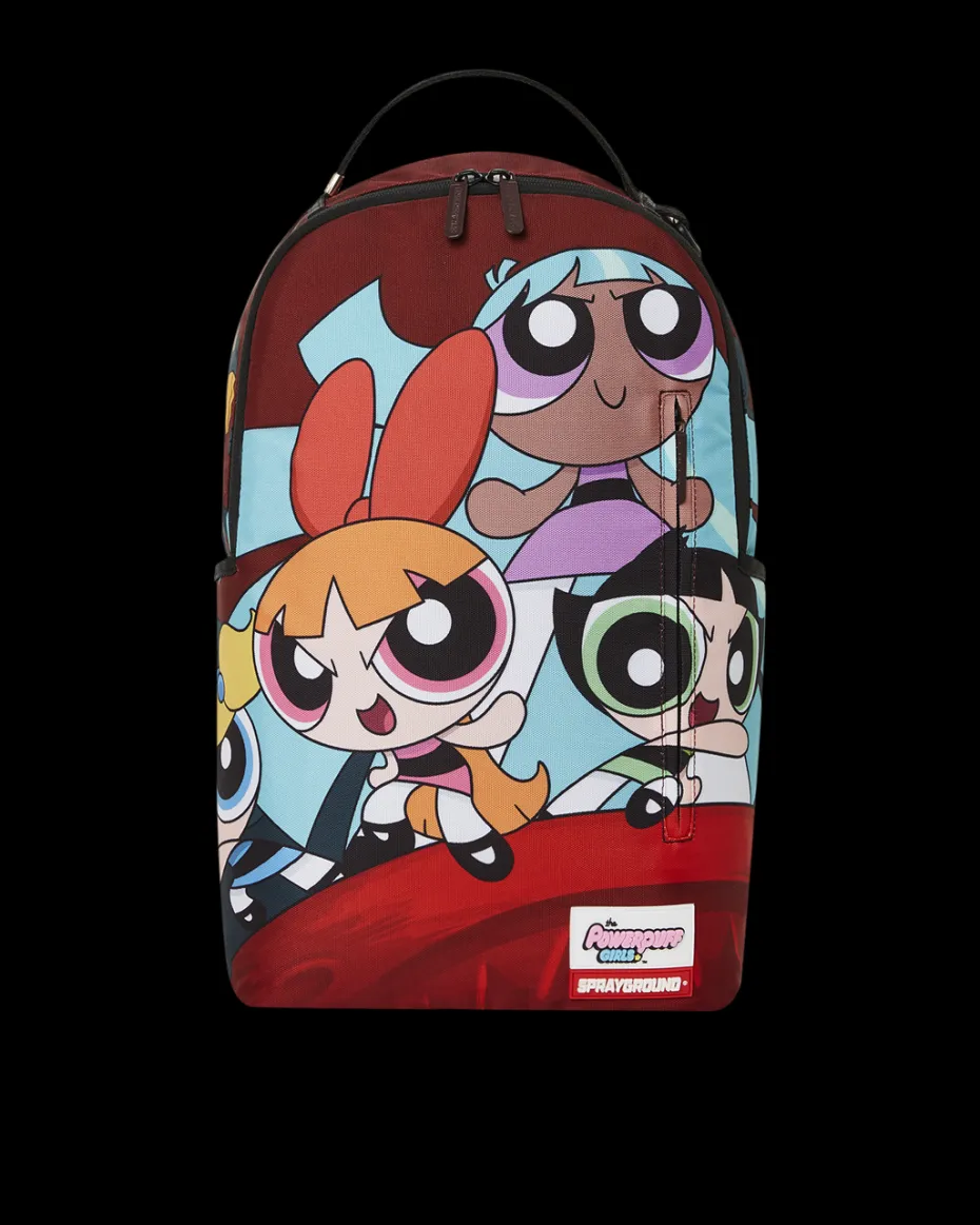 POWERPUFF GIRLS NEVER BACK DOWN BACKPACK
