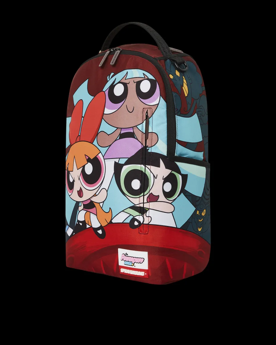 POWERPUFF GIRLS NEVER BACK DOWN BACKPACK