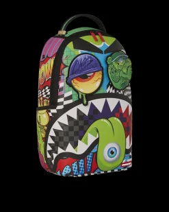 PSYCHO WORLD OF FUN BACKPACK (WITH REMOVABLE VELCRO EYE PATCHES)