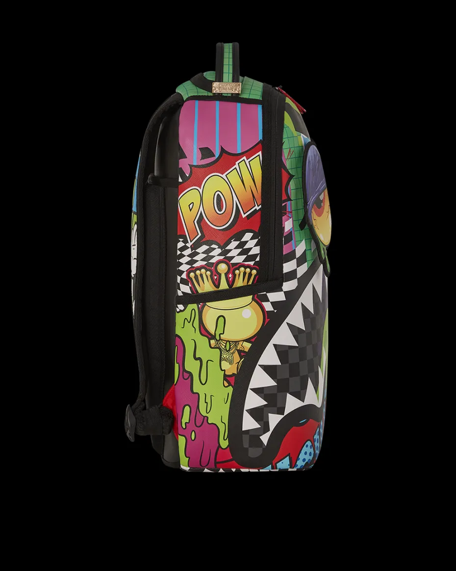 PSYCHO WORLD OF FUN BACKPACK (WITH REMOVABLE VELCRO EYE PATCHES)