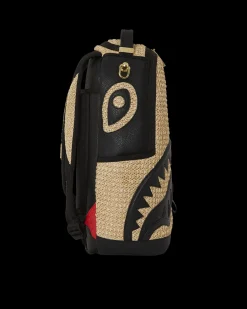 RAFFIA PALM BACKPACK
