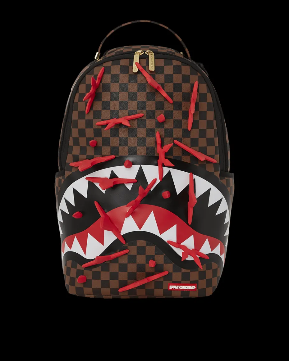 REAL 3D NINJA STARS SMASHED BACKPACK (DLXV)
