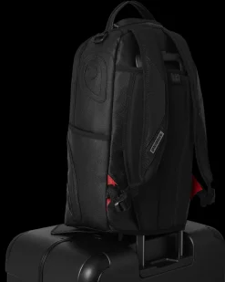 REALITY CHECK SHARKNAUTICS HARDSHELL FULL-SIZE JETBLACK LUGGAGE (GUNMETAL HARDWARE)