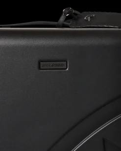 REALITY CHECK SHARKNAUTICS HARDSHELL FULL-SIZE JETBLACK LUGGAGE (GUNMETAL HARDWARE)