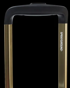 REALITY CHECK SHARKNAUTICS HARDSHELL FULL-SIZE JETBLACK LUGGAGE (GOLD HARDWARE)